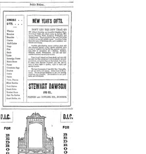 Page 7 Advertisements Column 3 (Otago Daily Times 20-1-1903)