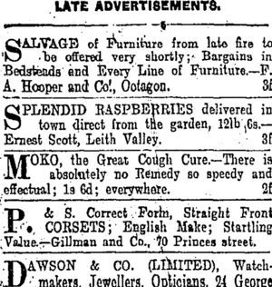 Page 6 Advertisements Column 2 (Otago Daily Times 3-2-1903)