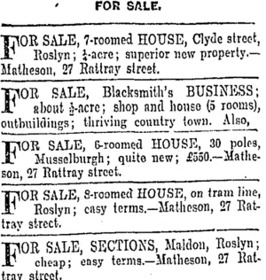 Page 9 Advertisements Column 4 (Otago Daily Times 14-2-1903)
