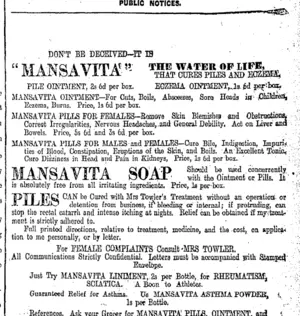 Page 5 Advertisements Column 5 (Otago Daily Times 28-2-1903)