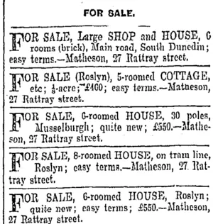 Page 9 Advertisements Column 4 (Otago Daily Times 21-2-1903)