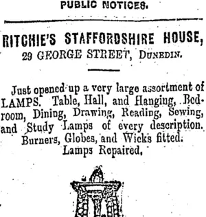 Page 7 Advertisements Column 3 (Otago Daily Times 4-5-1903)