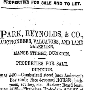 Page 8 Advertisements Column 5 (Otago Daily Times 20-6-1903)
