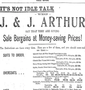 Page 2 Advertisements Column 2 (Otago Daily Times 17-8-1903)
