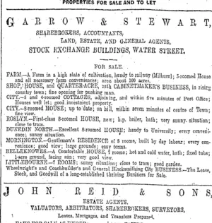 Page 8 Advertisements Column 4 (Otago Daily Times 19-8-1903)