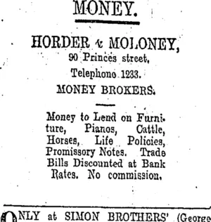 Page 6 Advertisements Column 2 (Otago Daily Times 10-8-1903)