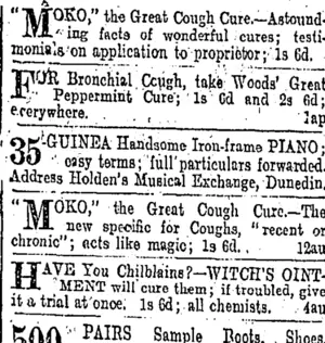 Page 6 Advertisements Column 3 (Otago Daily Times 12-8-1903)