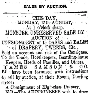Page 8 Advertisements Column 1 (Otago Daily Times 24-8-1903)