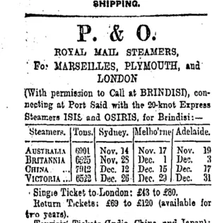 Page 1 Advertisements Column 1 (Otago Daily Times 18-11-1903)