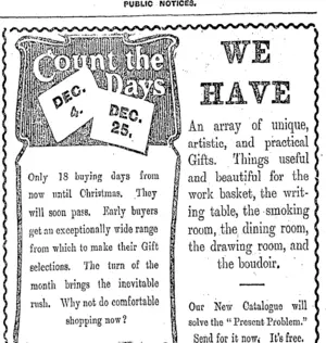 Page 7 Advertisements Column 4 (Otago Daily Times 4-12-1903)