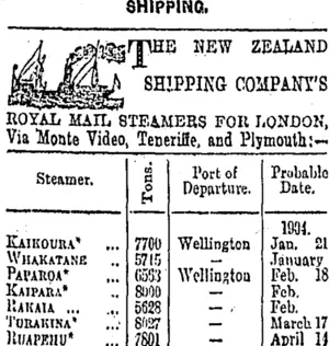 Page 1 Advertisements Column 3 (Otago Daily Times 15-1-1904)