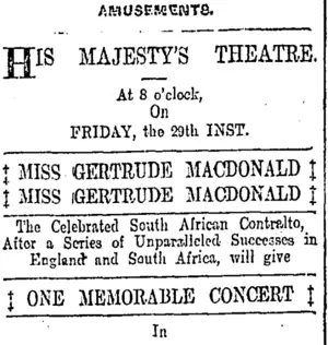 Page 1 Advertisements Column 7 (Otago Daily Times 27-1-1904)