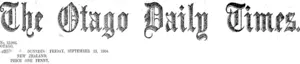 Masthead (Otago Daily Times 23-9-1904)