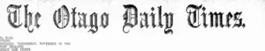 Masthead (Otago Daily Times 23-11-1904)