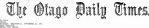 Masthead (Otago Daily Times 30-11-1904)