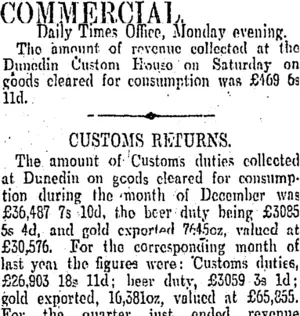COMMERCIAL. (Otago Daily Times 3-1-1905)
