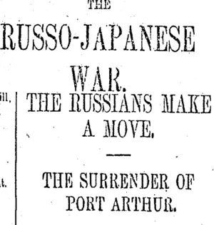 THE RUSSO-JAPANESE WAR. (Otago Daily Times 17-2-1905)