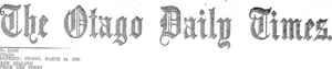 Masthead (Otago Daily Times 24-3-1905)
