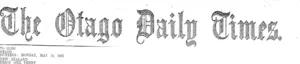 Masthead (Otago Daily Times 15-5-1905)