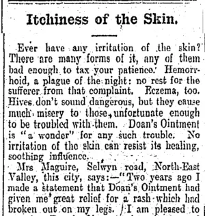 Page 3 Advertisements Column 3 (Otago Daily Times 3-7-1905)