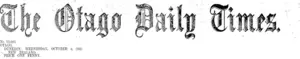 Masthead (Otago Daily Times 4-10-1905)