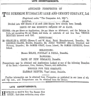 Page 9 Advertisements Column 5 (Otago Daily Times 21-11-1905)