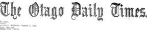 Masthead (Otago Daily Times 6-3-1906)