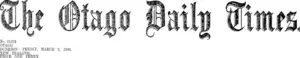 Masthead (Otago Daily Times 2-3-1906)