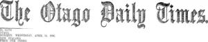 Masthead (Otago Daily Times 18-4-1906)