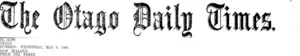 Masthead (Otago Daily Times 9-5-1906)