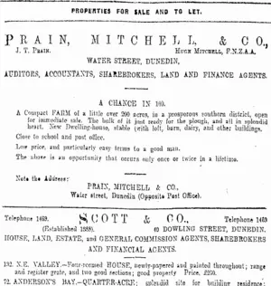 Page 12 Advertisements Column 4 (Otago Daily Times 16-8-1906)