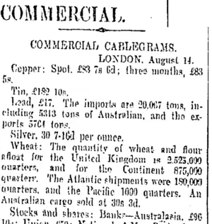COMMERCIAL. (Otago Daily Times 16-8-1906)