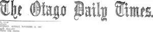 Masthead (Otago Daily Times 12-11-1906)