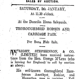 Page 8 Advertisements Column 1 (Otago Daily Times 1-1-1907)
