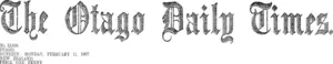 Masthead (Otago Daily Times 11-2-1907)