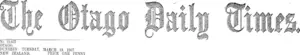 Masthead (Otago Daily Times 19-3-1907)