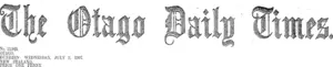 Masthead (Otago Daily Times 3-7-1907)