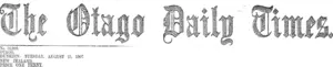 Masthead (Otago Daily Times 13-8-1907)