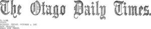 Masthead (Otago Daily Times 4-10-1907)