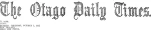 Masthead (Otago Daily Times 3-10-1907)