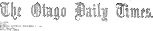 Masthead (Otago Daily Times 7-12-1907)