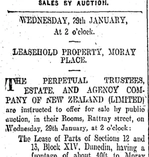 Page 8 Advertisements Column 1 (Otago Daily Times 24-1-1908)