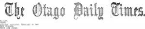 Masthead (Otago Daily Times 29-2-1908)