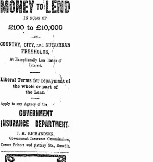 Page 4 Advertisements Column 2 (Otago Daily Times 14-3-1908)