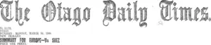 Masthead (Otago Daily Times 30-3-1908)