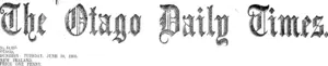 Masthead (Otago Daily Times 30-6-1908)