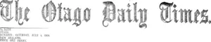Masthead (Otago Daily Times 4-7-1908)