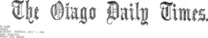 Masthead (Otago Daily Times 7-7-1908)