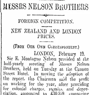MESSRS KELSON BROTHERS (Otago Daily Times 3-4-1909)