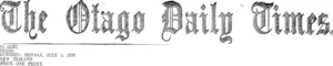 Masthead (Otago Daily Times 5-7-1909)